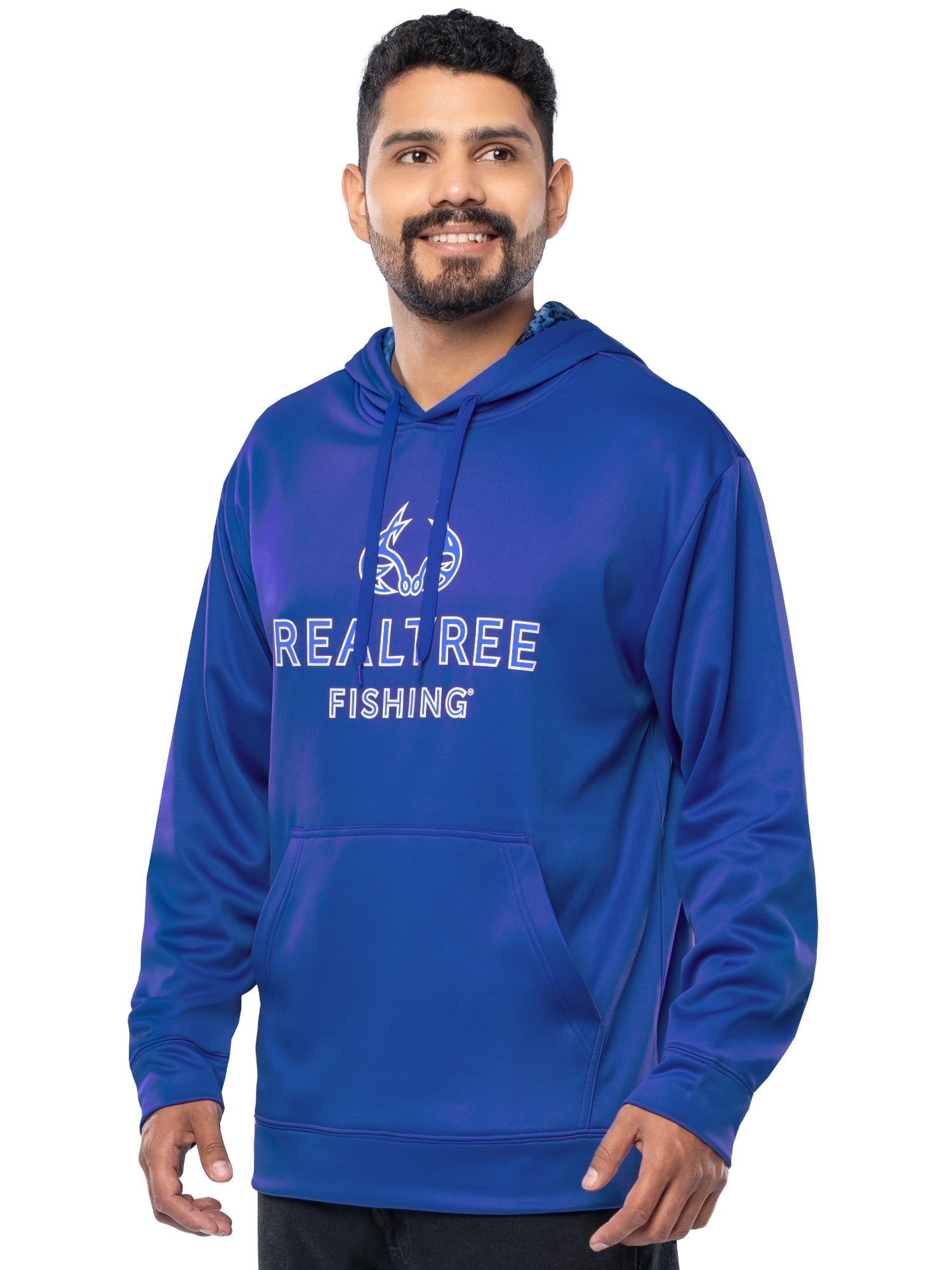 Realtree Fishing Men's Logo Performance Hoodie, Size S-4XL
