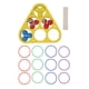 thumbnail image 1 of Anillo de tiro de piscina, juguete de juego, espuma flotante EVA con bolas para niños, adultos, deportes acuáticos, fiesta al aire libre, 1 of 8