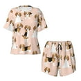thumbnail image 4 of Xecao Beagle Dog On Brown print Swimsuit for women, Summer-ready, sporty style.Quick-dry fabric. Many sizes & colors., 4 of 9