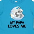 thumbnail image 4 of Inktastic Raccoon My Papa Loves Me Boys or Girls Toddler T-Shirt, 4 of 5
