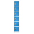 thumbnail image 2 of AdirOffice 72" Steel Large Metal Storage Locker for School & Office w/6 Doors, Blue, 2 of 7