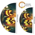 thumbnail image 3 of FMSHPON Halloween Pumpkin Xmas Christmas Tree Skirt Stand Mat for Holiday Party Decoration Indoor Outdoor 48 inches, 3 of 6