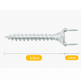 thumbnail image 4 of 100PCS Seamless Double-Headed Screw Solid Wood Baseboard Seamless Foot Line Security Screws, 4 of 7