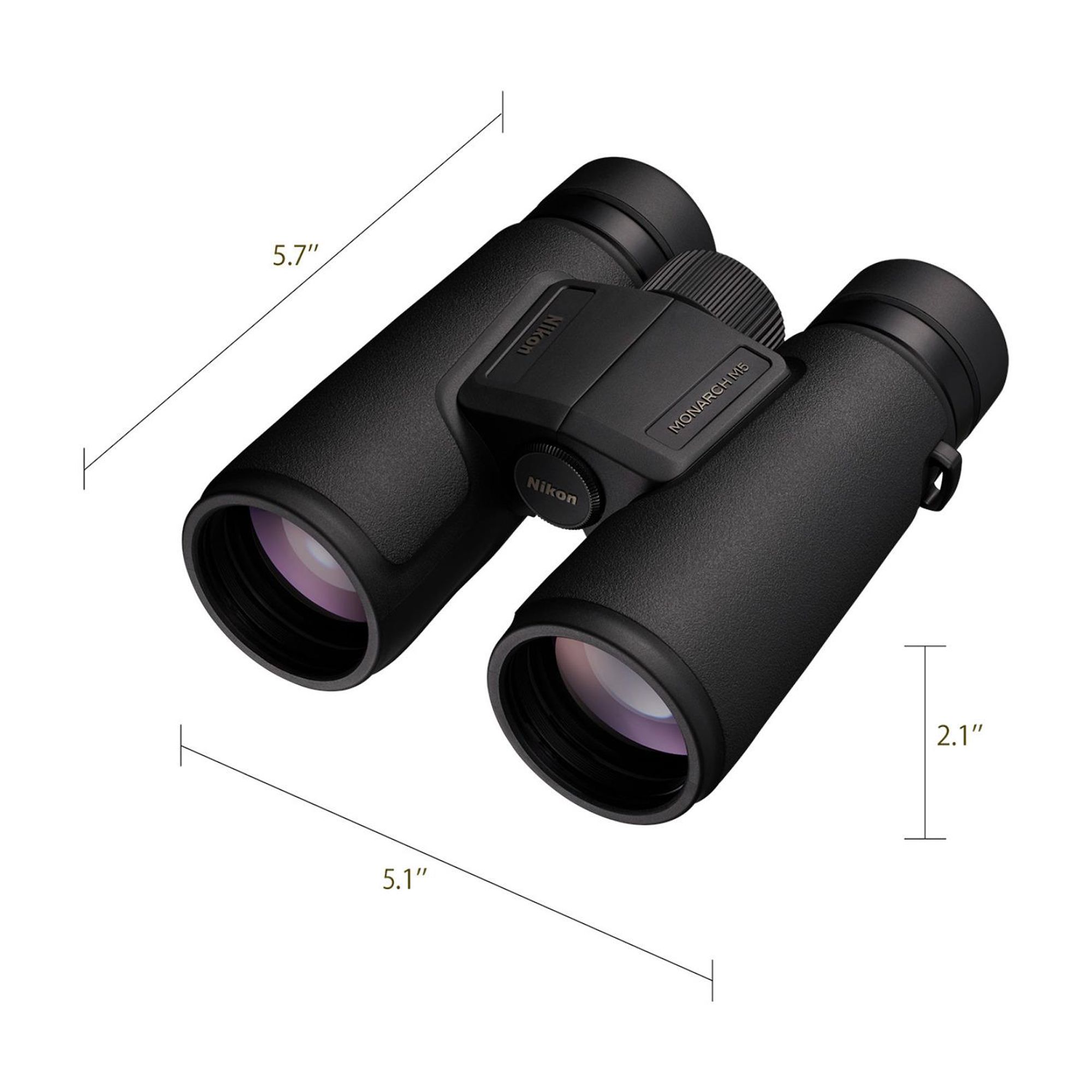 Nikon M5 8 x 42 Roof Prism Binoculars, Black