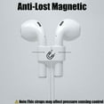thumbnail image 4 of Magnetic Anti-Lost Lanyard for Airpods pro/2/3 Soft Silicone Airpod Accessories Neck Strap and Holder Strap for Running,Fitness,Dancing 3 Pcs(White/Blue/Black), 4 of 5