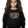 thumbnail image 4 of Floral Spooky Season Halloween Sweatshirt for Women, Teens & Kids Black Sweatshirt Youth Medium, 4 of 5