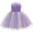 Purple, variant on Odeerbi Kids Dress Toddler Girls Party Princess Dresses Bow Mesh Lace Formal Dress 2025 Fashion Short Sleeve Skirt Dress Pink