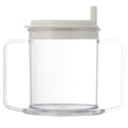 thumbnail image 1 of Vaso de plástico con doble asa, vaso premium para bebidas, vaso resistente y grueso, 1 of 8