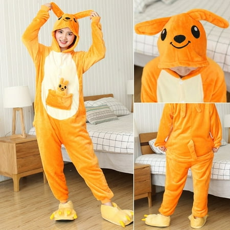 

CoCopeanut New Sleepwear Pikachu Cartoon Flannel Pajamas for Women Long Sleeved Onesies Winter Loungewear Fashion Home Clothing Homewear