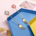 thumbnail image 6 of SPRING PARK Stainless Steel Stirring Spoons Cute Doughnut Coffee Spoon Mini Donut Dessert Spoon Ice Cream Tea Sugar Spoon, 6 of 7
