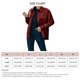 thumbnail image 4 of Abrigo Blazer de Cuero Pu Para Mujeres, Chaqueta de Manga Larga Girando Bolsas de Pecho de Cuello Impermable Para El Trabajo Diario de Compras, 4 of 5