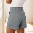 thumbnail image 4 of Women Stretch Twill Shorts Polyester for Summer and Various Activities, 4 of 7