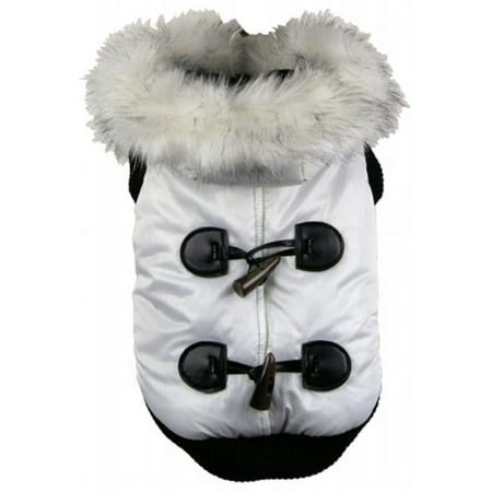 UPC: 0815617010409 | Pet Life 3WHMD White Winter White Fashion Parka – MD