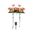 thumbnail image 2 of Aodebiao Lumières Solaires en Forme de Fleur pour Extérieur - Lumières Décoratives de Jardin avec LED Auto On/Off, IP65 Étanches et Tiges Pliables pour Cour, Allée, Clôture (1 Pack), 2 of 6
