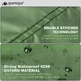 thumbnail image 5 of Waterproof Lawn Mower Cover,AYAMAYA Windproof Adjustable Tear-Resistant 420D Riding Lawn Mower Covers for Winter Outdoor (Green), 5 of 7
