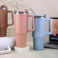thumbnail image 4 of Stainless Steel Straw Replacement 40 oz for Stanley Adventure Travel Tumbler Reusable Straws with Cleaning Brush, 4 of 5