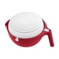 thumbnail image 2 of Double Drain Basket Bowl Rice Washing Kitchen Sink Strainer Noodles Vegetables Fruit Kitchen Gadget Colander Household Tableware/ Fruit And Vegetable Filter Bowl Red A, 2 of 9