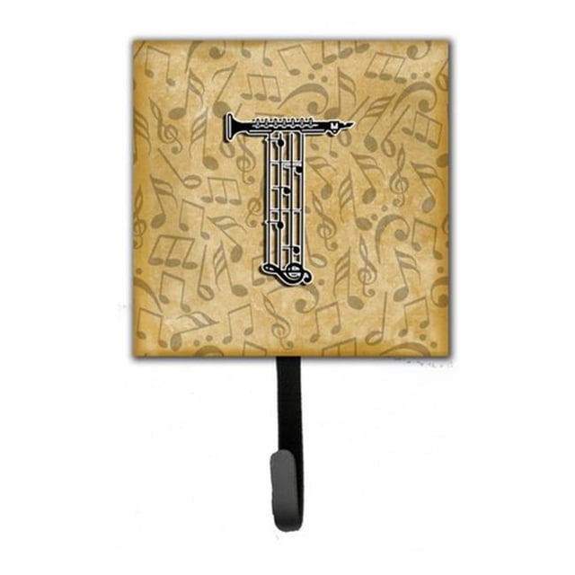 Carolines Treasures CJ2004-TSH4 Letter T Musical Instrument Alphabet Leash & Key Holder
