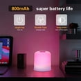 thumbnail image 4 of LED Reading Lamp, RGB Touch Night Light, Tapping Table Light, Bedroom Bedside Light, Colorful Atmosphere Light, Color Changing Light, Dimmable USB Charging, Bedroom Lamp, Bedside Table Lamp, Bed Lamp, 4 of 18
