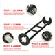 thumbnail image 4 of YiJuHui Multi-Function Faucet Wrench Tool, All-in-One Sink Basin Wrench Set, 360° Swivel Head for Tightening and Loosening, Alloy Steel Plumbing Installation and Maintenance Kit for Kitchen Pipes, 4 of 5