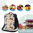 thumbnail image 4 of Lsque Butterflies Lunch Bag Lunch Box for Women Men Reusable Insulated Lunch Tote Bag,Leakproof Thermal Cooler Sack Food Handbags Case High Capacity, 4 of 9