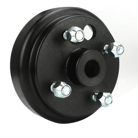 

41843 94 Black Replacement Parts Rear Brake Drum Hub Assembly Stable Braking Performance Long Durability For ZGO Gas TXT 1996-2009