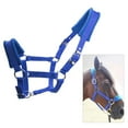 thumbnail image 3 of Caballo Halter Brida Rienda Ecuestre Headstall Headcollar Equitación Protección Azul S Cola cabestro acolchado ajustable, 3 of 5