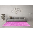thumbnail image 3 of Ahgly Company Indoor Rectangle Medallion Pink Traditional Area Rugs, 5' x 7', 3 of 4