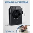 thumbnail image 4 of Ventilador portátil Stsase 10000mAh recargable, mini ventilador de cintura con tiempo de trabajo máximo de 24 horas, 4 of 5