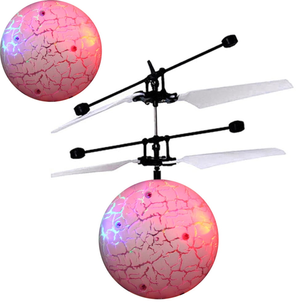 RC Flying Ball Drone Helicopter Ball Built-in Shinning LED Lighting Toy Children 