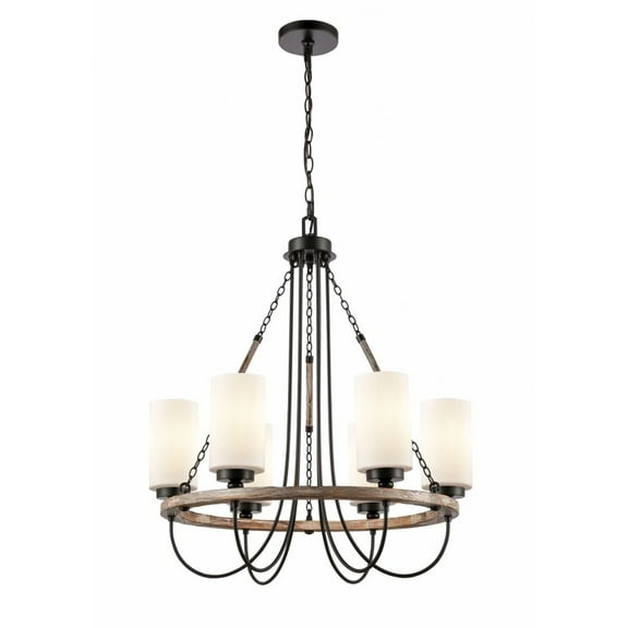 Innovations Lighting - Paladin - 6 Light Chandelier In Farmhouse Style-29.38