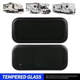 thumbnail image 4 of Fixed RV Window Aluminum Alloy Black Tempered Glass for Motorhome, 4 of 8