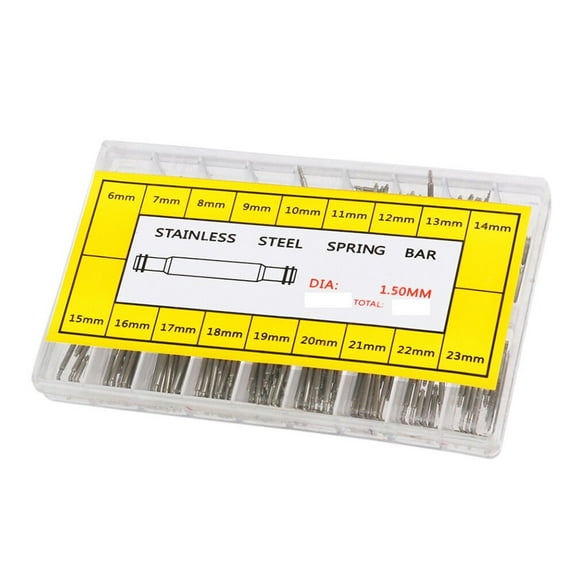 Raindrops 360Pcs 6mm-23mm 1.5mm Diameter Stainless Steel Spring Bars For Bands