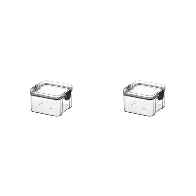 Ounissouiy Contenedor de almacenamiento de alimentos, cocina, nevera, despensa, dispensador, organizador de aperitivos, artículos para el hogar para 460ML 2piezas Ounissouiy CBP196830