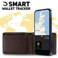thumbnail image 3 of tag8 Dolphin Smart Leather Wallet for Men, GPS Bluetooth Tracker Enabled Purse for Men to Find & Locate It, Anti-Theft RFID Blocking Wallet with 8 card slot, Works with Android & Apple Device, Brown, 3 of 8