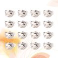 thumbnail image 2 of 20pcs Ear Clips on Earrings Converter Flat Round Earring Components Jewelry Tools for DIY Earring None Pierced Ears(10mm, 2 of 7