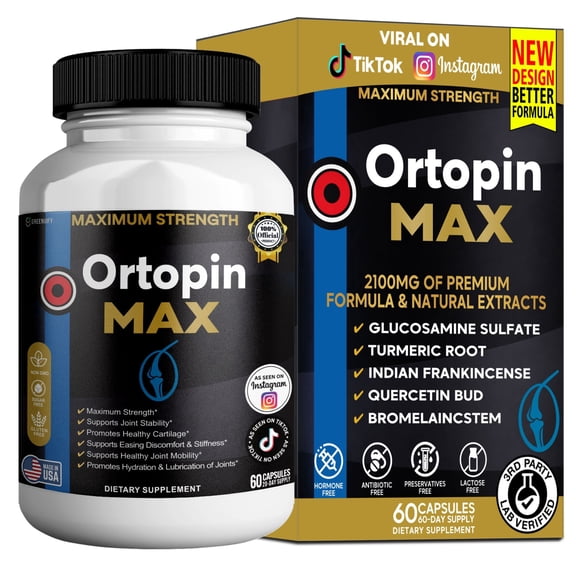 GreenVify Ortopin Max – Daily Wellness & Active Lifestyle Support Supplement, Adult Nutritional Formula