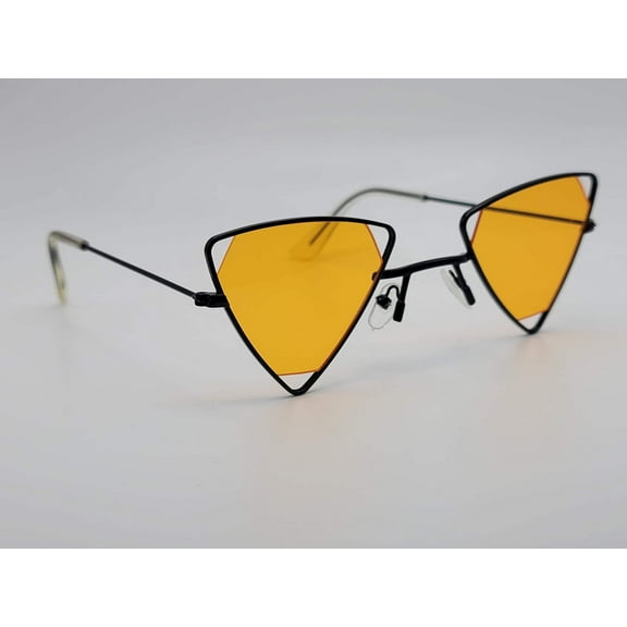 Retro Triangle Cat Eye Sunglasses | Cateye Vintage Sunglasses Steampunk