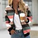 thumbnail image 1 of Ichuanyi liquidación de temperamento casual de temperamento para mujeres collar con chaqueta de manga larga estampada con cremallera de bolsillo ICHUANYI WER2023081602211, 1 of 4