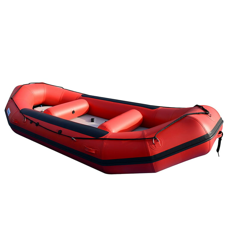 BRIS 13Ft Inflatable White Water River Raft Inflatable Boat Floating Tubes