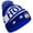 EL SALVADOR / Blue, variant on Soccer Team/Country Beanies, Cuff 12 inch - Mexico / Dark Red