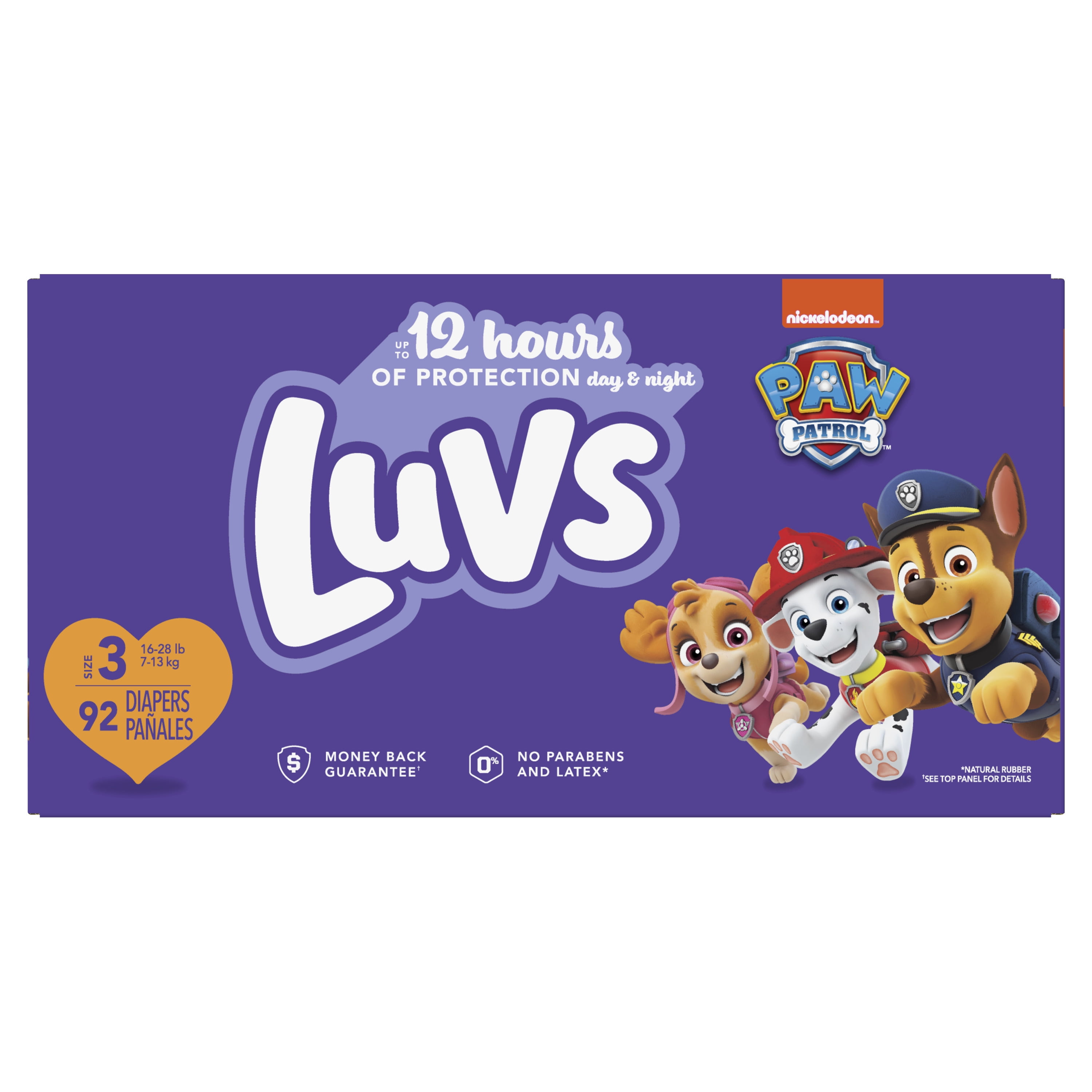 Luvs Paw Patrol Edition Diapers Choose Your Size Count