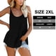 thumbnail image 2 of Camisetas sin mangas de punto casual para mujer Camisas sin mangas de verano con cuello redondo - XX-Large, 2 of 5