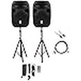 thumbnail image 3 of Rockville Bundle: (1) Rockville RPG122K Dual 12" Powered Speakers Bundle with Rockville RCDR10B 10' Dual RCA to Dual RCA Pro Audio Cable & Rockville RNRMR10 3.5mm 1/8" TRS to Dual RCA Cable (3 Items), 3 of 4
