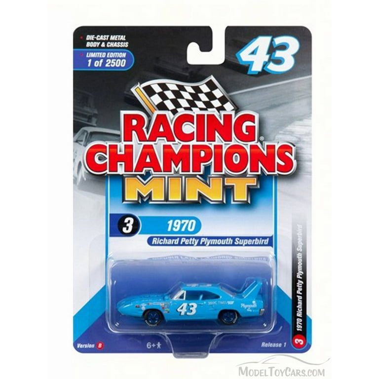 1970 Plymouth Superbird #43 Race Car, Richard Petty - Round 2