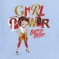 thumbnail image 5 of Wild Bobby Betty Boop Winking Girl Power Femenist Betty Boop Womens Long Sleeve T-Shirt, Light Blue, Small, 5 of 5