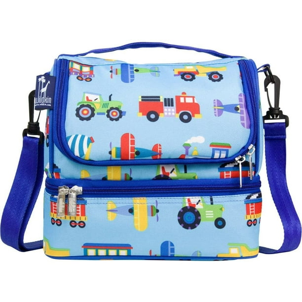 Fuley Kids Two Compartment Insulated Lunch Bag for Boys and Girls, Perfect  Size for Packing Hot or Cold Snacks for School and Travel, Lunch Bags  Measures 9 x 8 x 6 Inches