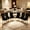 Black, variant on Jiayuan Song Velvet Tufted Dining Chairs Set of 2, Beige with Gold Legs Nailhead Trim Glam Side Chairs
