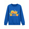 thumbnail image 4 of DHFJKG Pumpkin Sweatshirts Women Happy Halloween Printed Long Sleeve Crewneck Casual Loose Pullover Tops, 4 of 4
