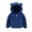 Navy, variant on Fleece Jacket for Baby Toddler Bear Ear Hood Full Zip Soft Warm Casual Outer Coat, Sizes 3M-24M